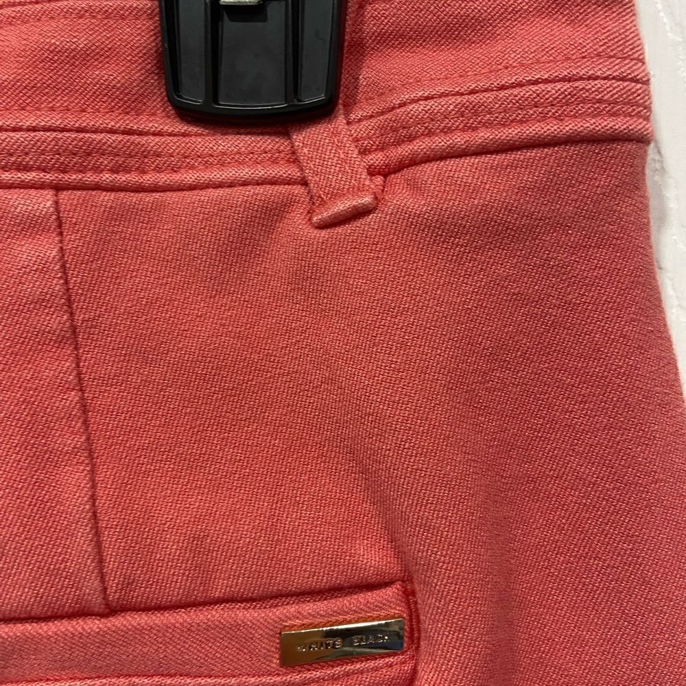 White House Black Market The Slim crop pants coral size 8 - Picture 7 of 12